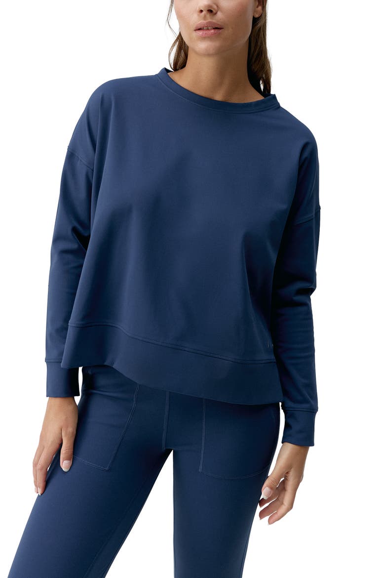Daba Performance Sport Sweatshirt, Main, color, Sailor Blue