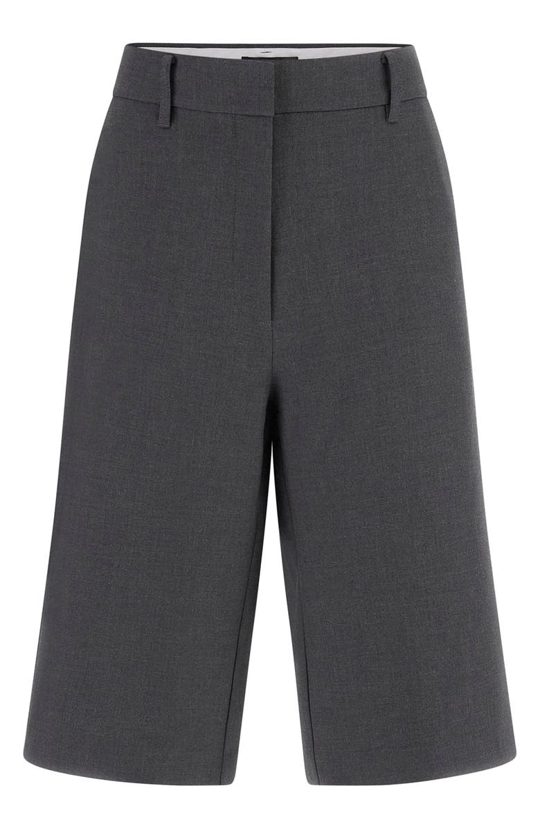 GUESS Joandra Bermuda Shorts, Alternate, color, Dark Grey Melange