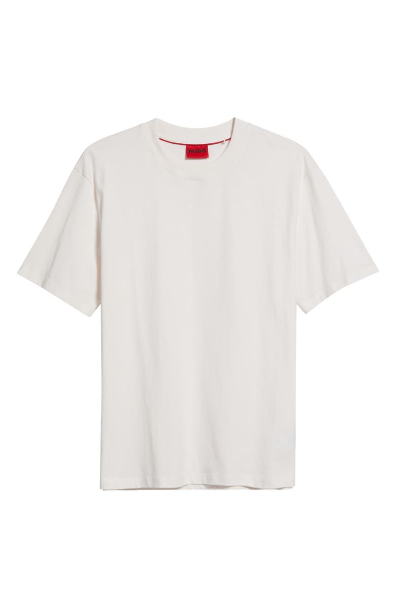 HUGO Dapolino Cotton T-Shirt, Alternate, color, Natural