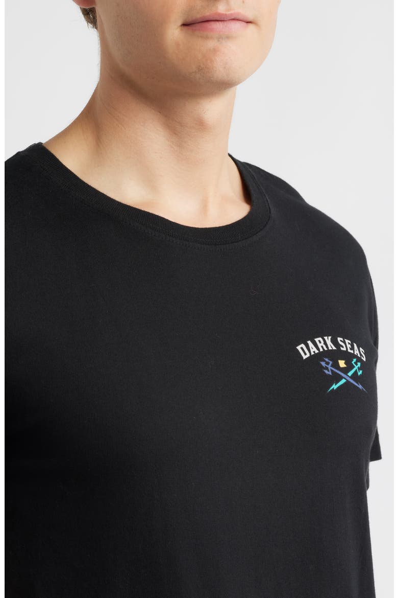 Octo Glass Cotton Graphic T-Shirt, Alternate, color, BLACK