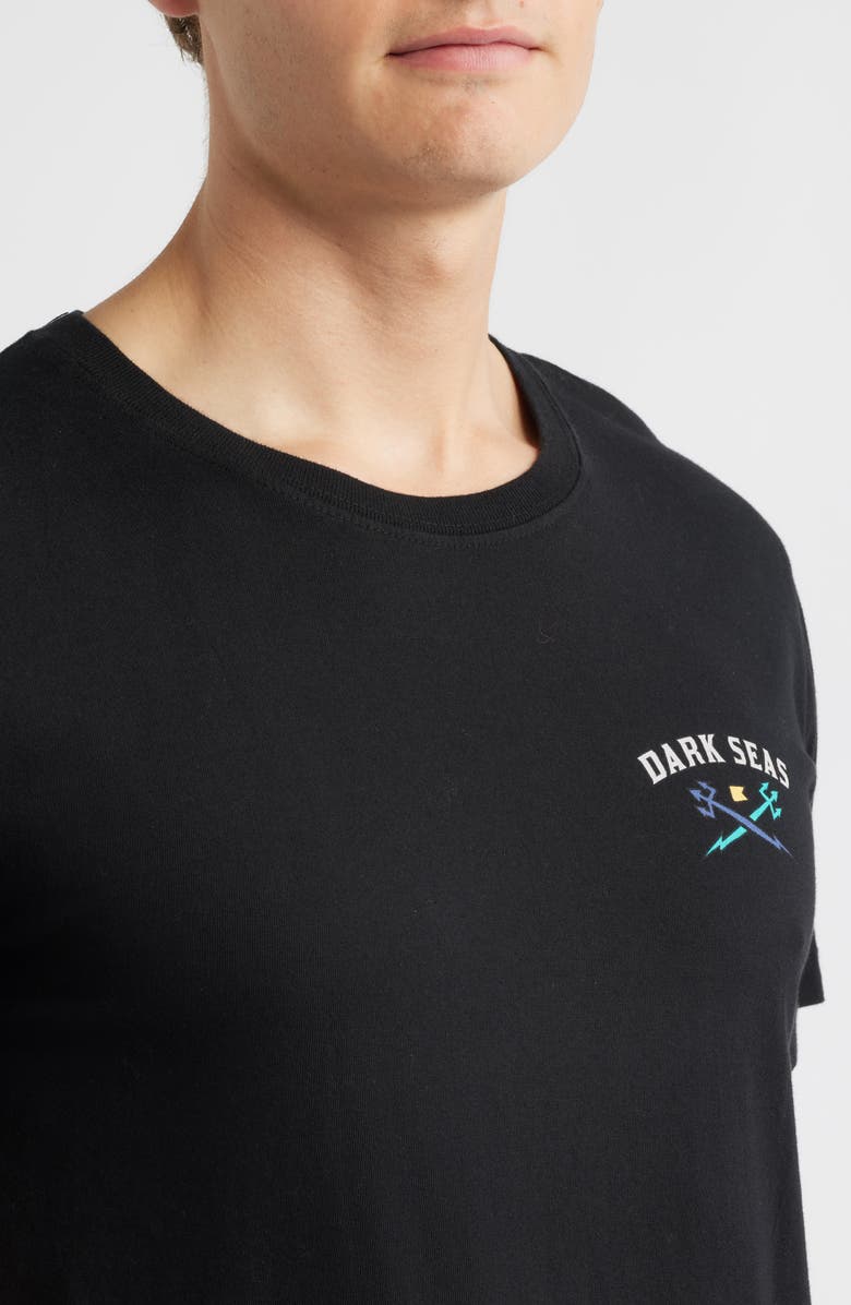 DARK SEAS Octo Glass Cotton Graphic T-Shirt, Alternate, color, Black