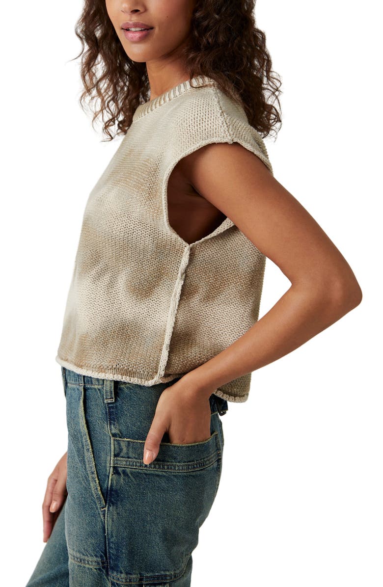 Free People Stolen Hearts Sweater Vest, Alternate, color,