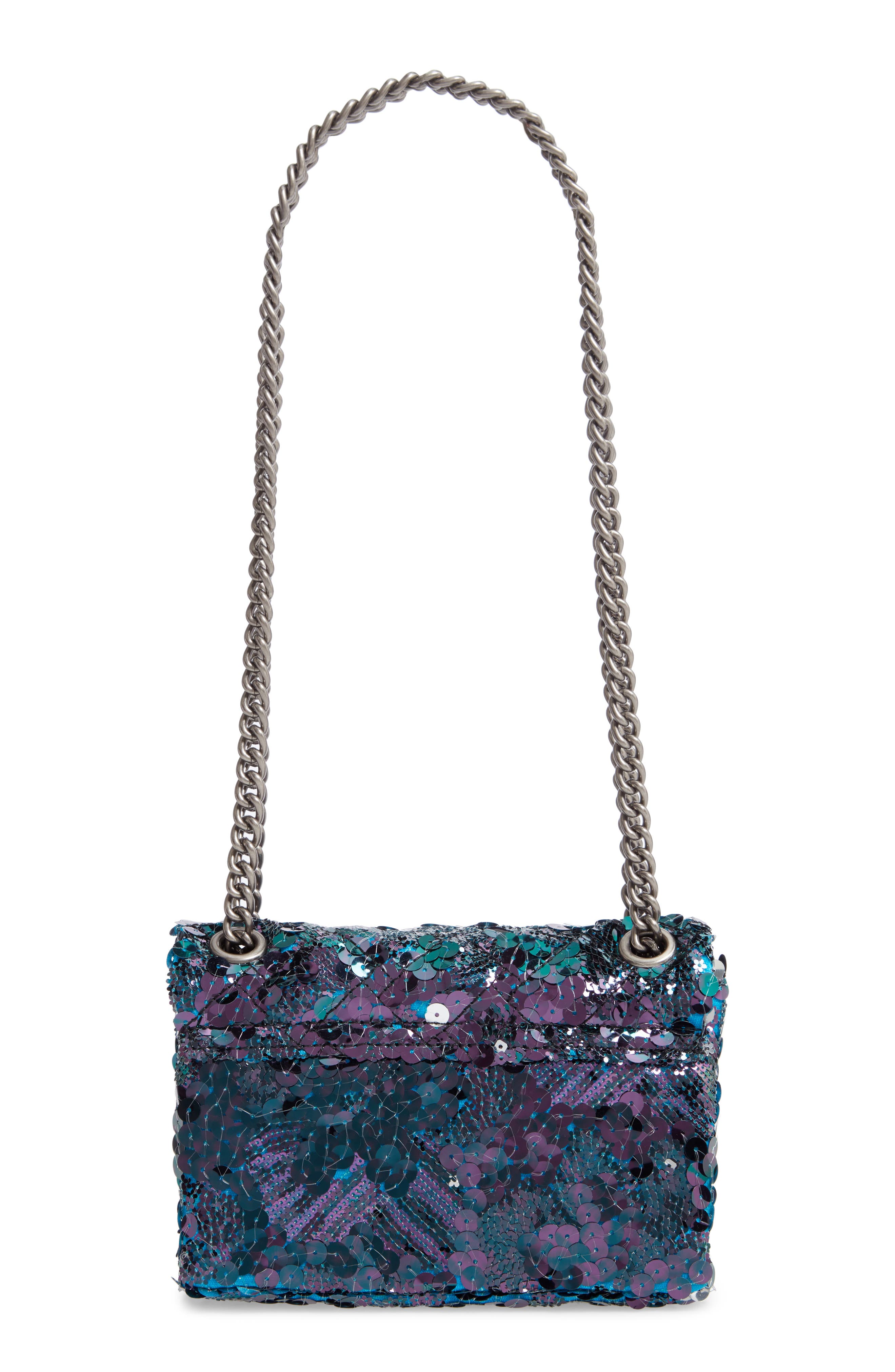 Kurt Geiger London Mini Kensington Sequin Crossbody Bag, Alternate, color, 