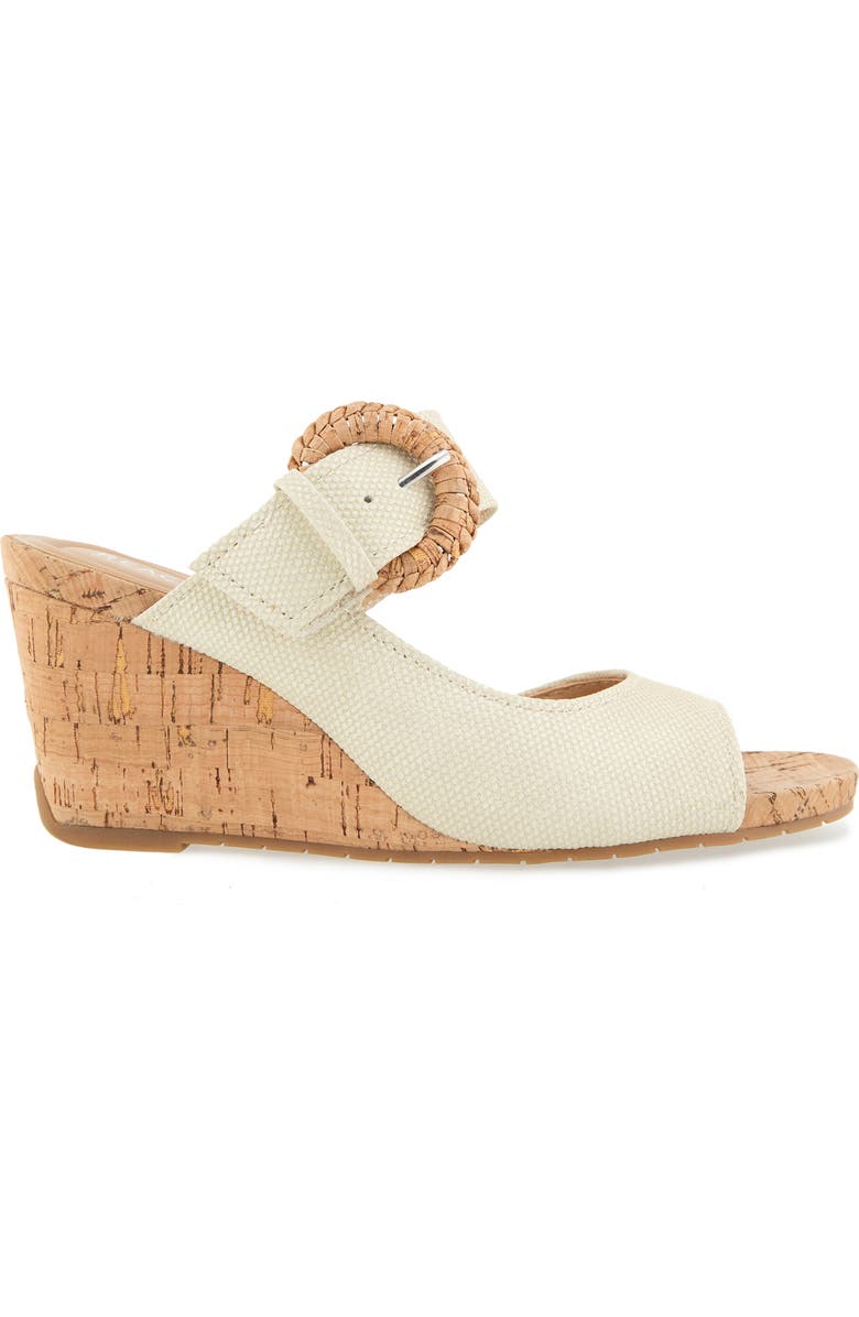Reaction Kenneth Cole Gibbs Wedge Sandal, Alternate, color, Oatmeal