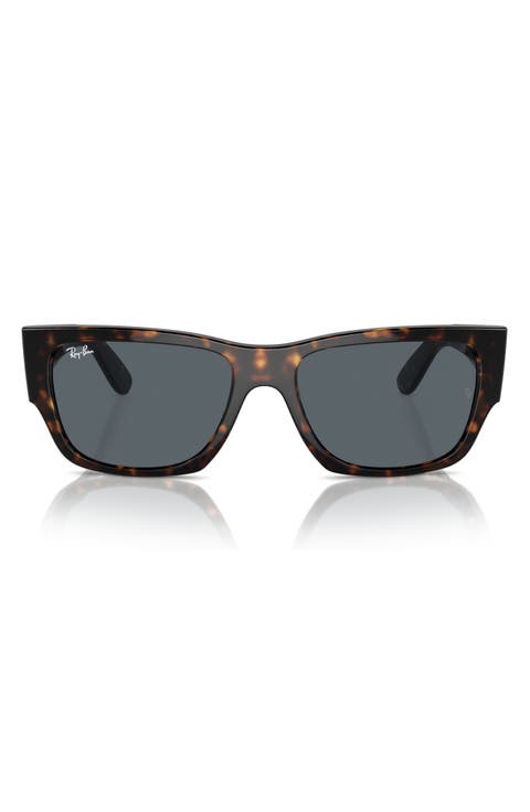 Carlos 56mm Rectangular Sunglasses