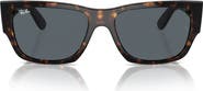 Ray-Ban Carlos 56mm Rectangular Sunglasses
