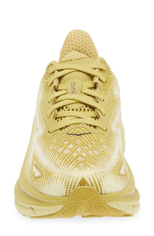Hoka Clifton 9 Running Shoe In Yellow