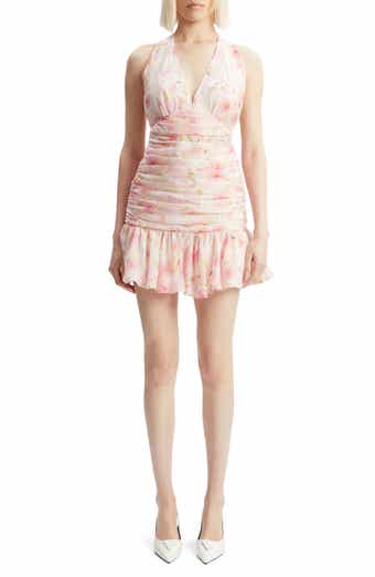 Mave Floral Halter Minidress