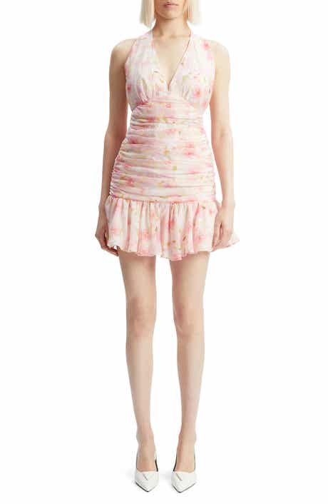 Mave Floral Halter Minidress