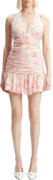 Bardot Mave Floral Halter Minidress
