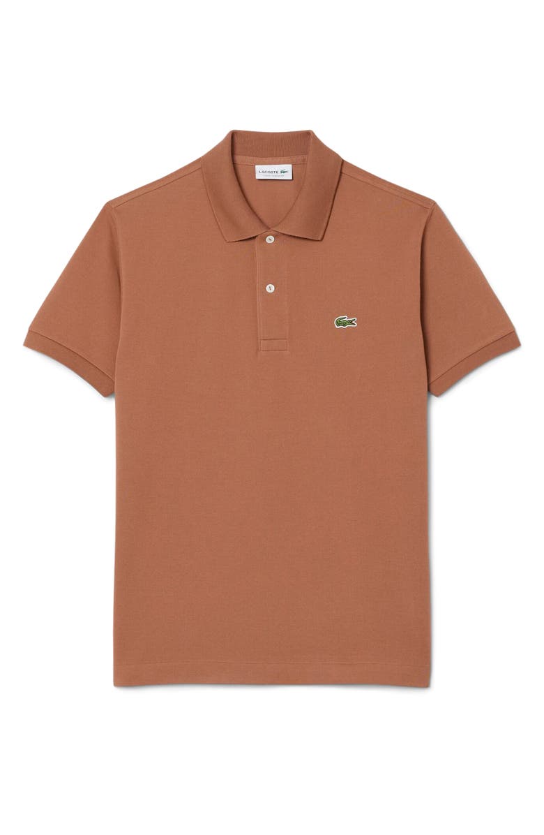 Lacoste Regular Fit Piqué Polo, Alternate, color, Pecan