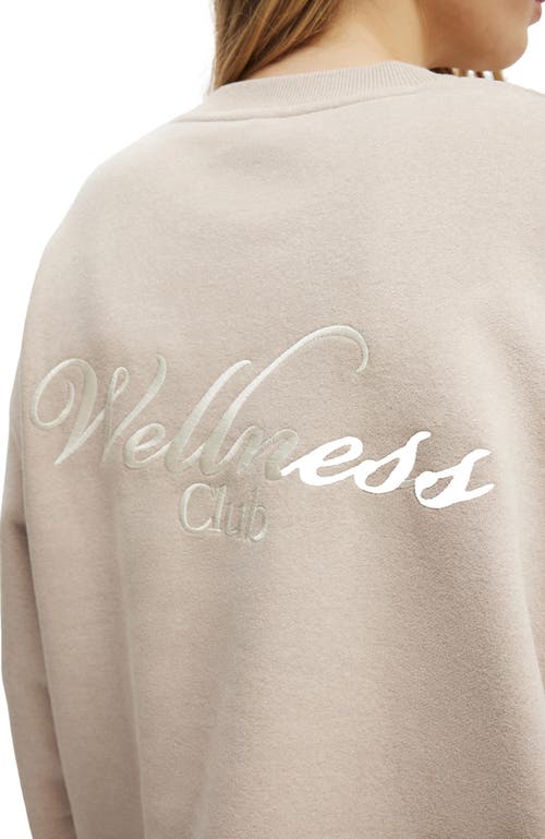 Cotton On Body Plush Graphic Crew Sweatshirt In Neutral