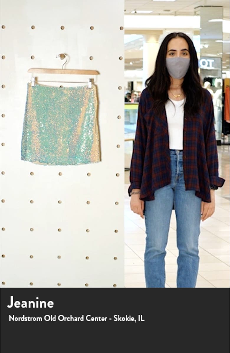 Sequin Miniskirt, sales video thumbnail