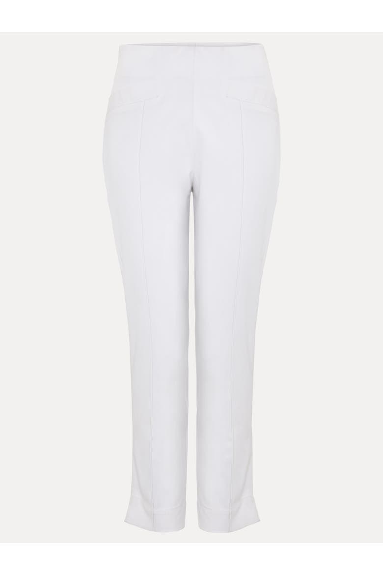 Miah Cropped Tailored Trousers, Alternate, color, White