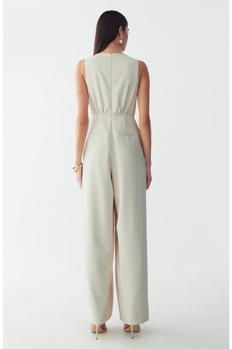 Justina Jumpsuit, Alternate, color, Bone