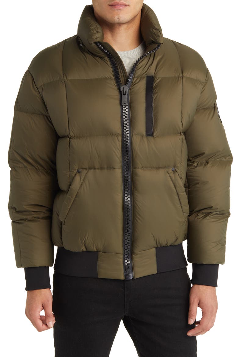 125th Street Quilted Down Coat, Alternate, color, PARK GREEN