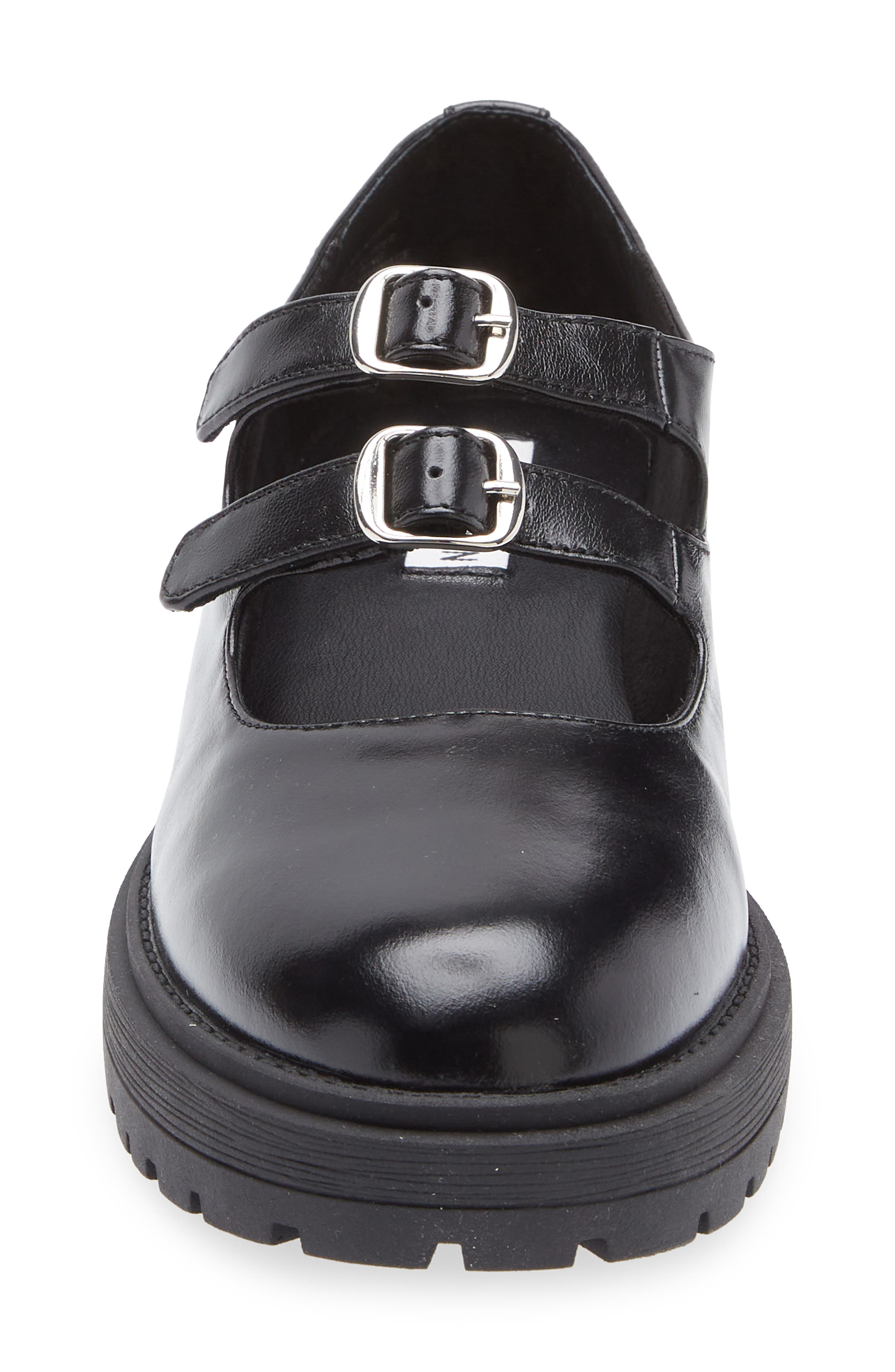 Steve Madden Alba Mary Jane Pump, Alternate, color, Black Leather