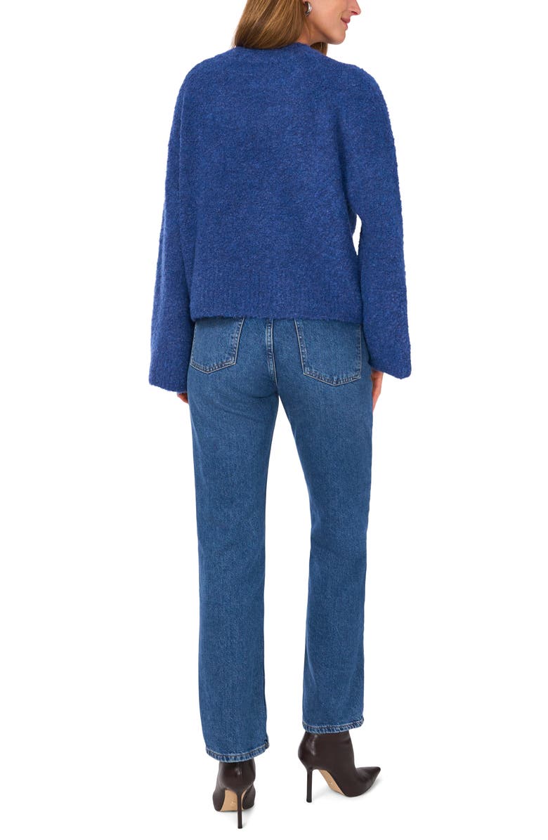 Vince Camuto Crewneck Bell Sleeve Sweater, Alternate, color, Bluebell