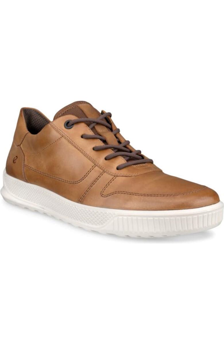 ECCO Byway Camel Leather Sneaker, Main, color,