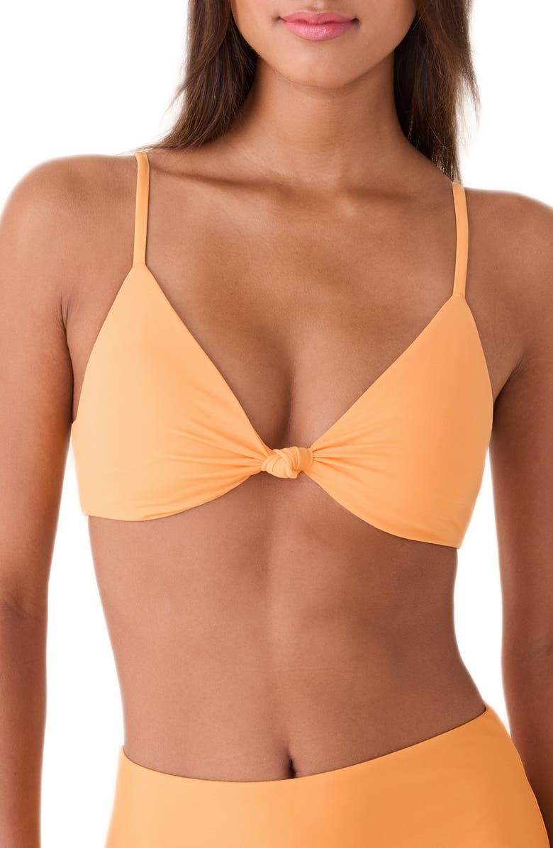 Andie The Santorini Bikini Top, Main, color, Jasper