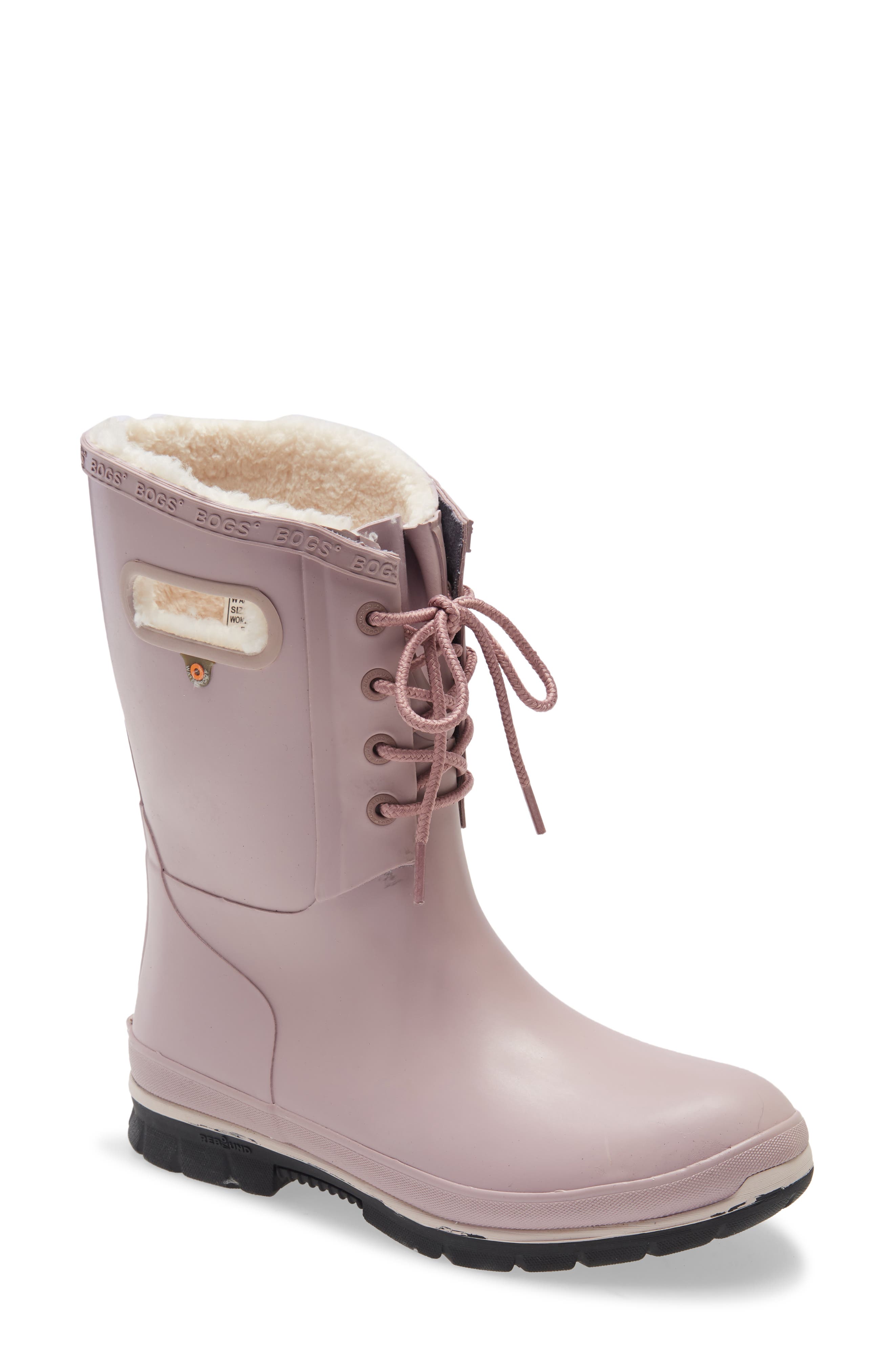 Bogs Amanda Plush Waterproof Rain Boot, Main, color, 