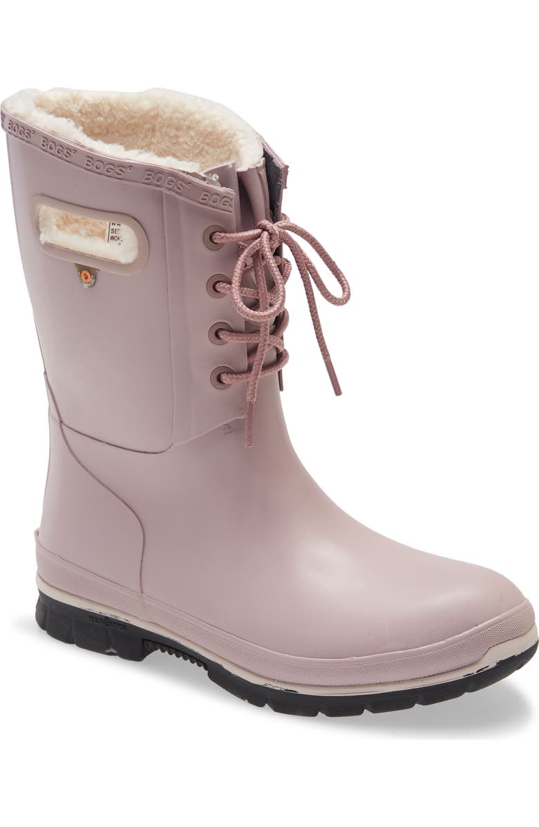 Bogs Amanda Plush Waterproof Rain Boot, Main, color,