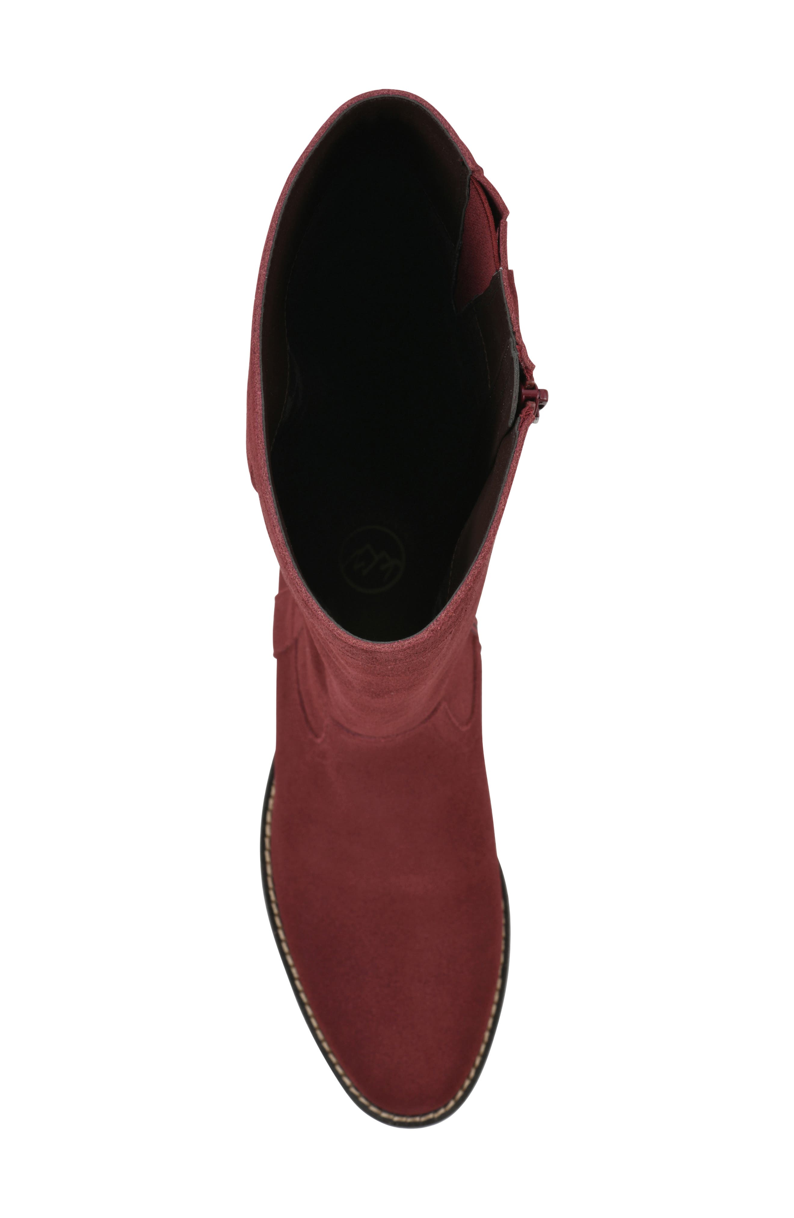 Altitude Tall Boot, Alternate, color, BURGUNDY SUEDE