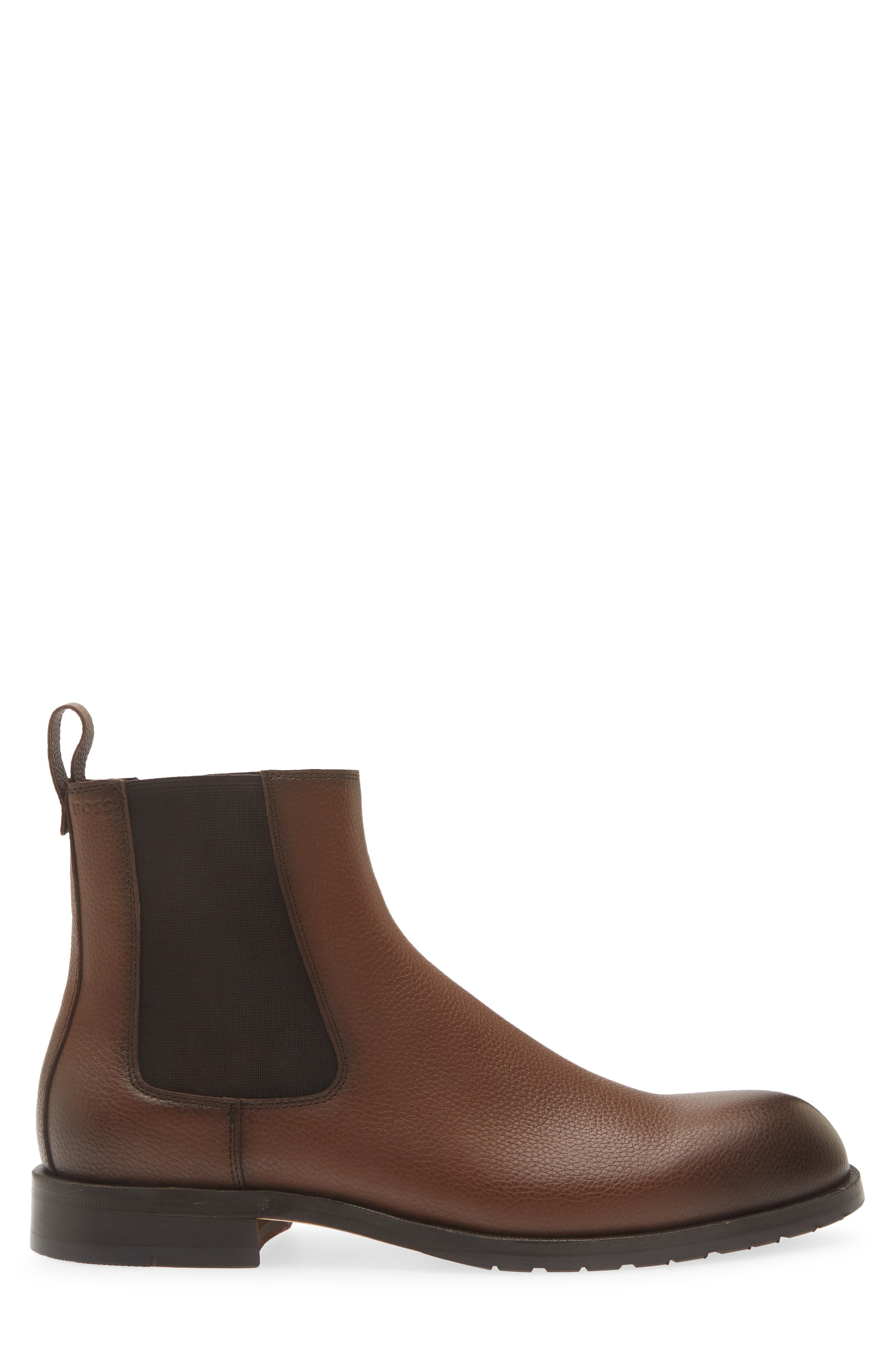 Tayil Leather Chelsea Boot, Alternate, color, MEDIUM BROWN