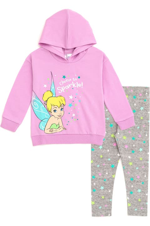 Peter Pan Tinker Bell 2-Piece Fleece Hoodie and Leggings Set