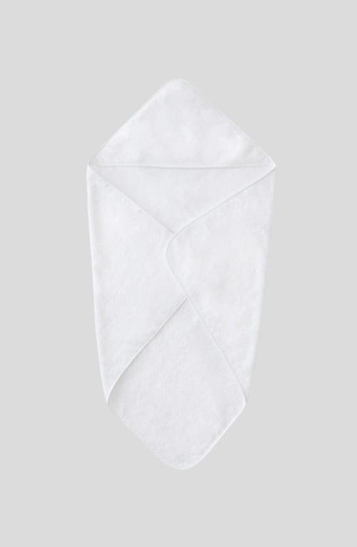 Weezie Baby Hooded Towel In White