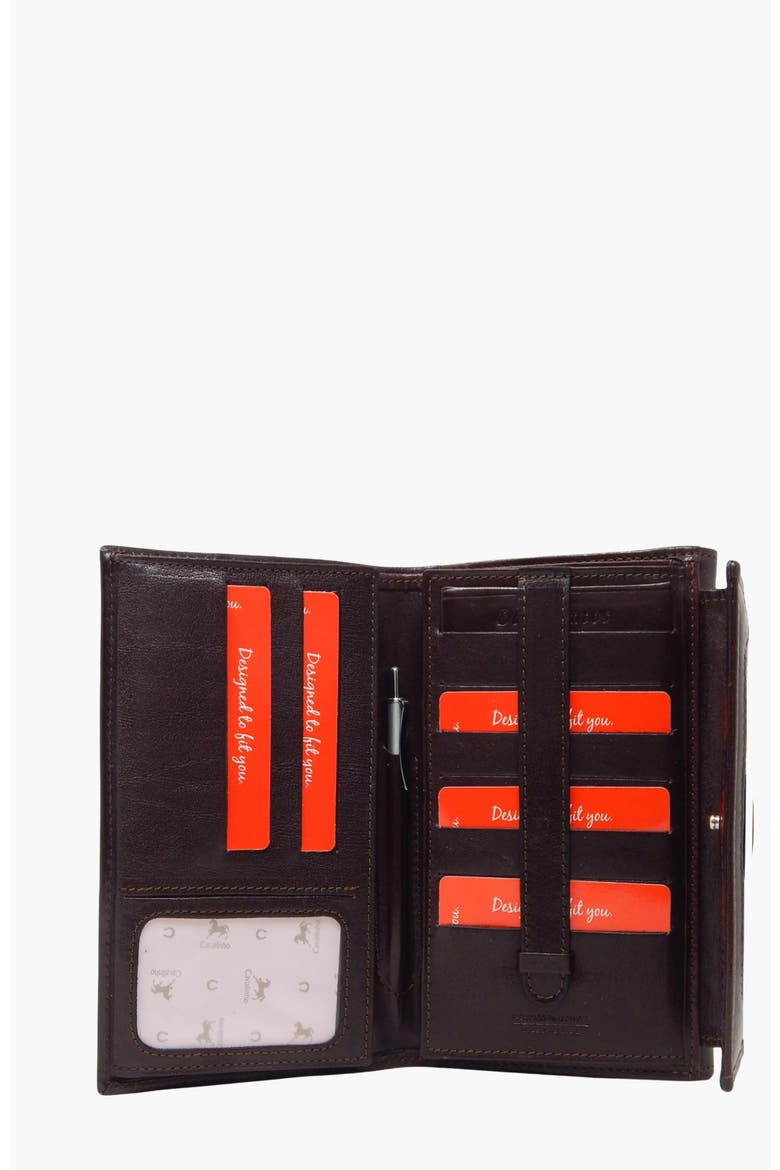 Cavalo Lusitano Leather Wallet 205, Alternate, color, Brown