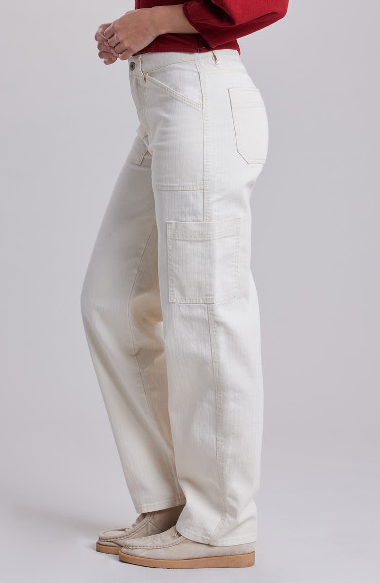 UNIONBAY Ashton Carpenter Pants, Alternate, color, Alabaster