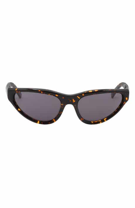 Marni 60mm Wrap Oval Sunglasses