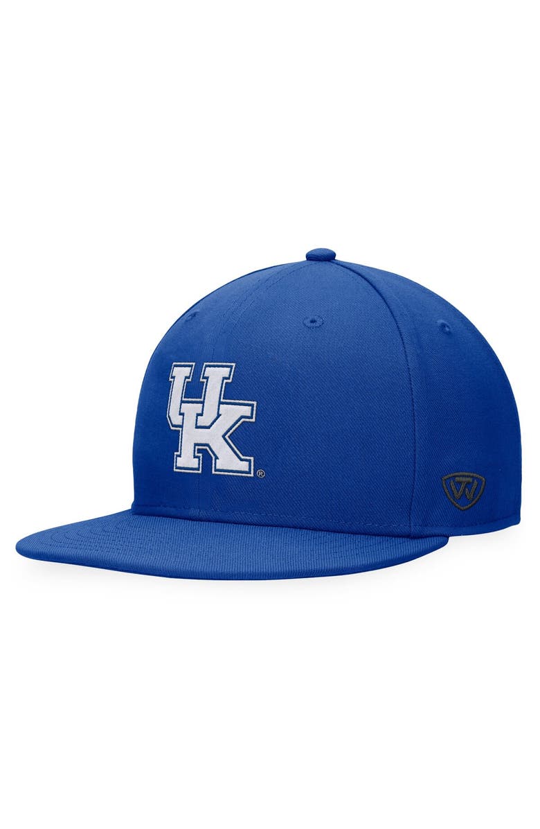 TOP OF THE WORLD Men's Top of the World Royal Kentucky Wildcats Fitted Hat, Main, color, Royal