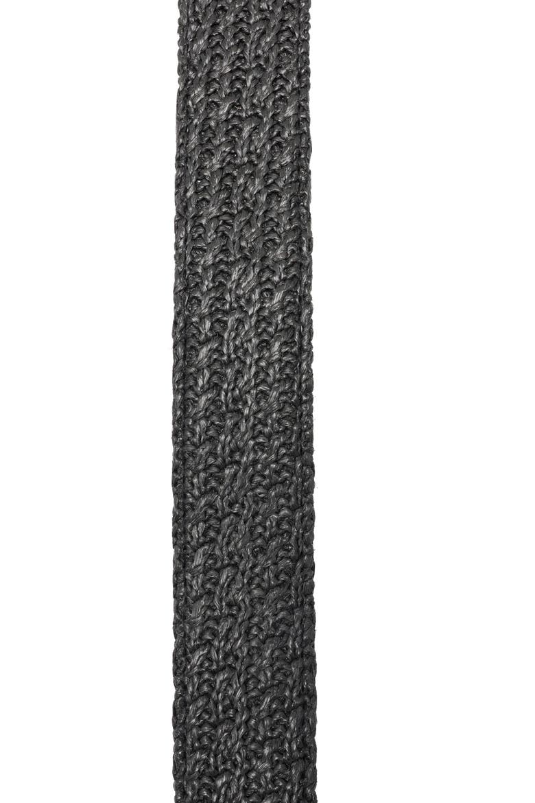 Straw Belt, Alternate, color, BLACK