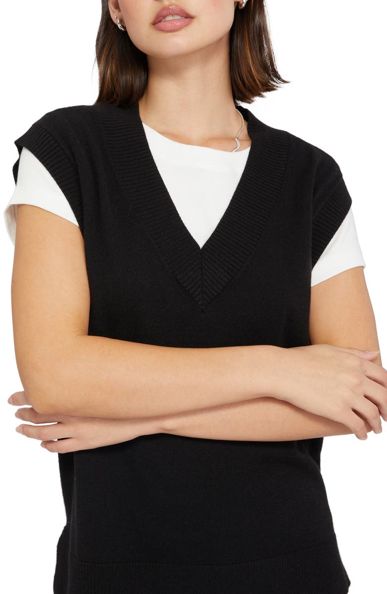 Sanctuary BFF Sweater Vest, Alternate, color,