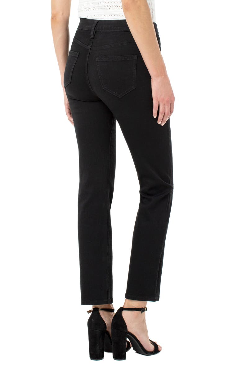 Liverpool Gia Glider Pull-On Straight Leg Jeans, Alternate, color, 