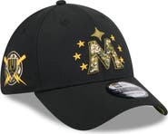 New Era Men's New Era  Black Minnesota Twins 2024 Armed Forces Day 39THIRTY Flex Hat