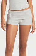 SKIMS Stretch Cotton Jersey Foldover Shorts