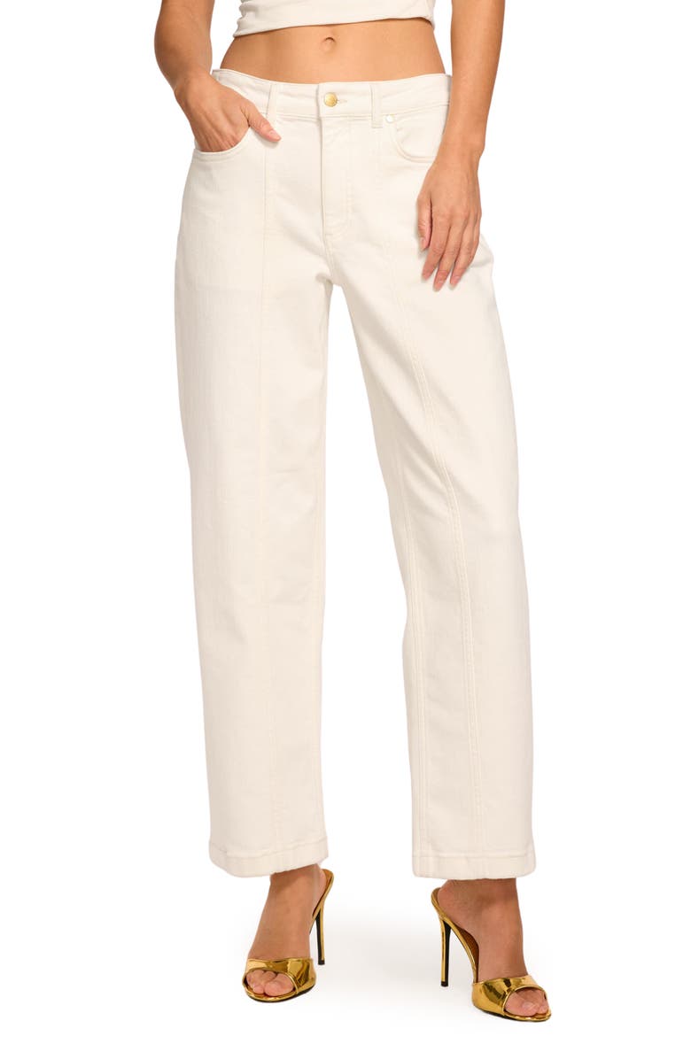 Ramy Brook Nadia Straight Leg Jeans, Main, color, White