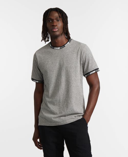 Ecko Unltd . Database Short Sleeve Knit Tee In Marled Grey
