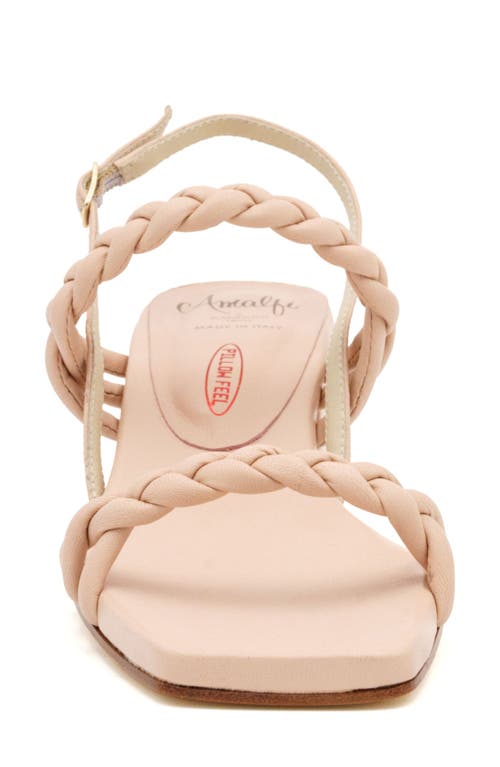 Amalfi By Rangoni Milena Slingback Sandal In Nude Parmasoft