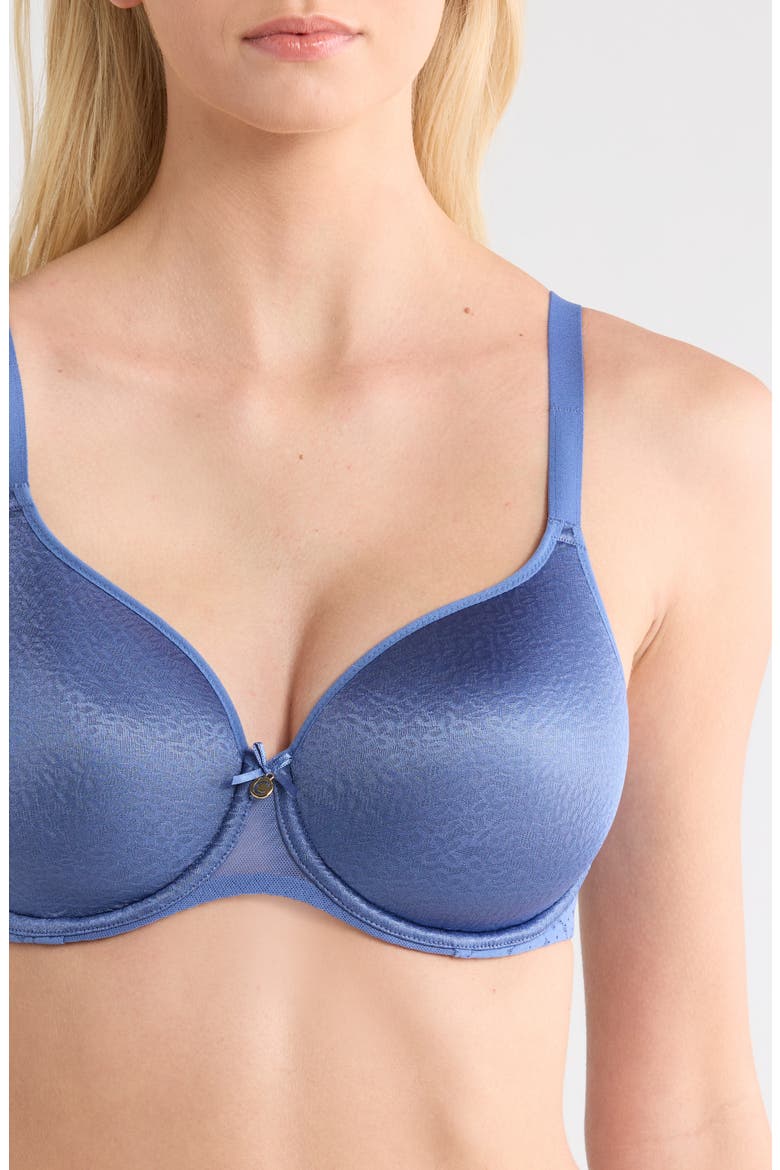 Norah Comfort Spacer Minimizer T-Shirt Bra, Alternate, color, OCEAN BLUE