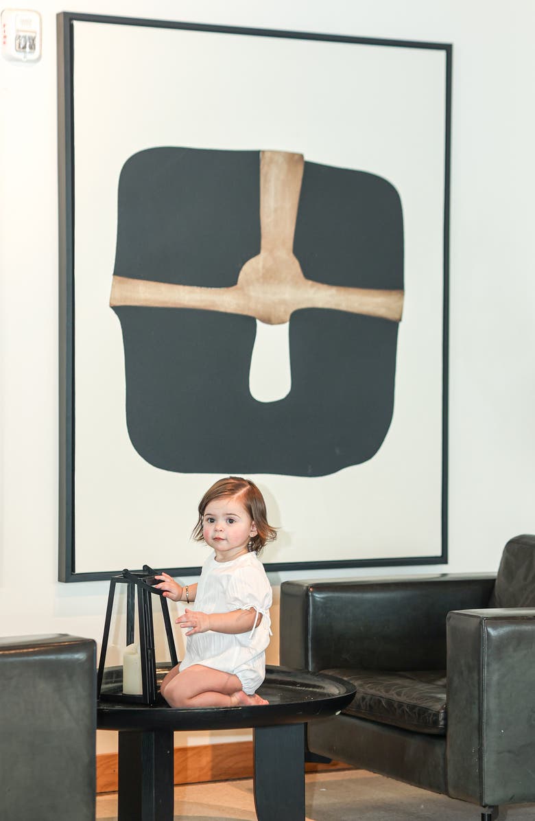 Manière Kids' Striped Cotton Blend Romper, Alternate, color, White