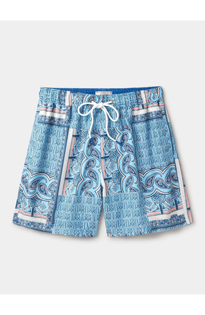 Aubin Bardney Swim Short, Alternate, color, Blue Tile Print