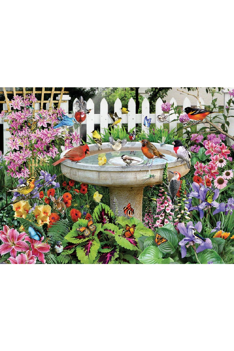 A Backyard Bath 500 piece Jigsaw Puzzle for Adults, Alternate, color, Multicolor