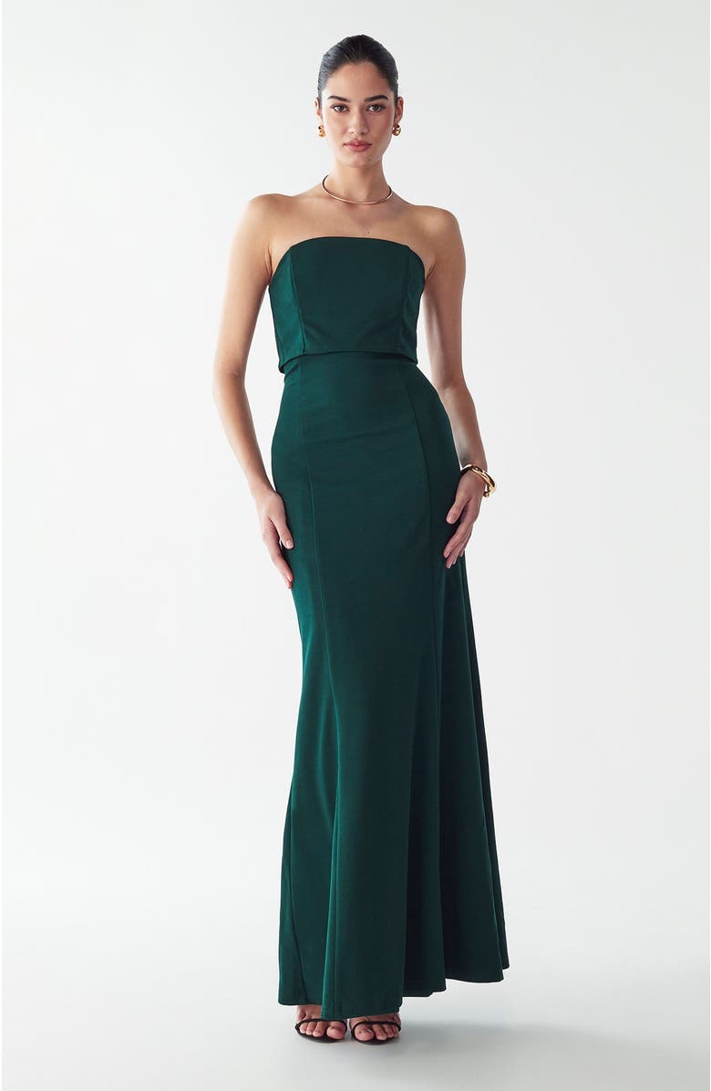 WILLA Trenton Dress, Main, color, Emerald