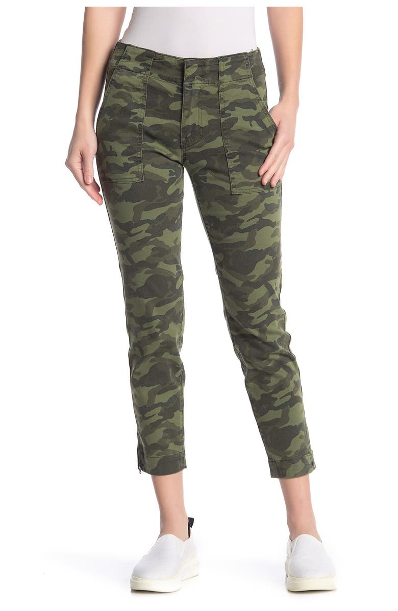 KUT from the Kloth Reese Camo Ankle Straight Leg Pants, Main, color, 