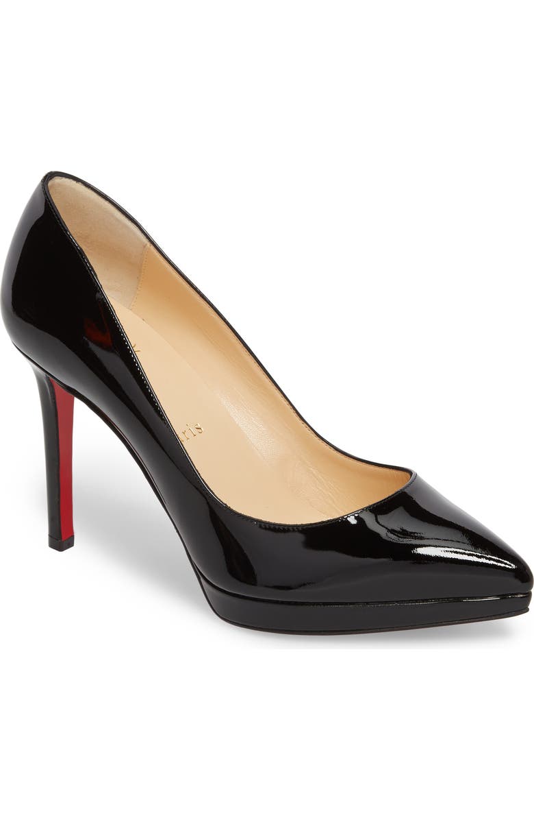 Christian Louboutin Pigalle Plato Pointed Toe Platform Pump, Main, color,