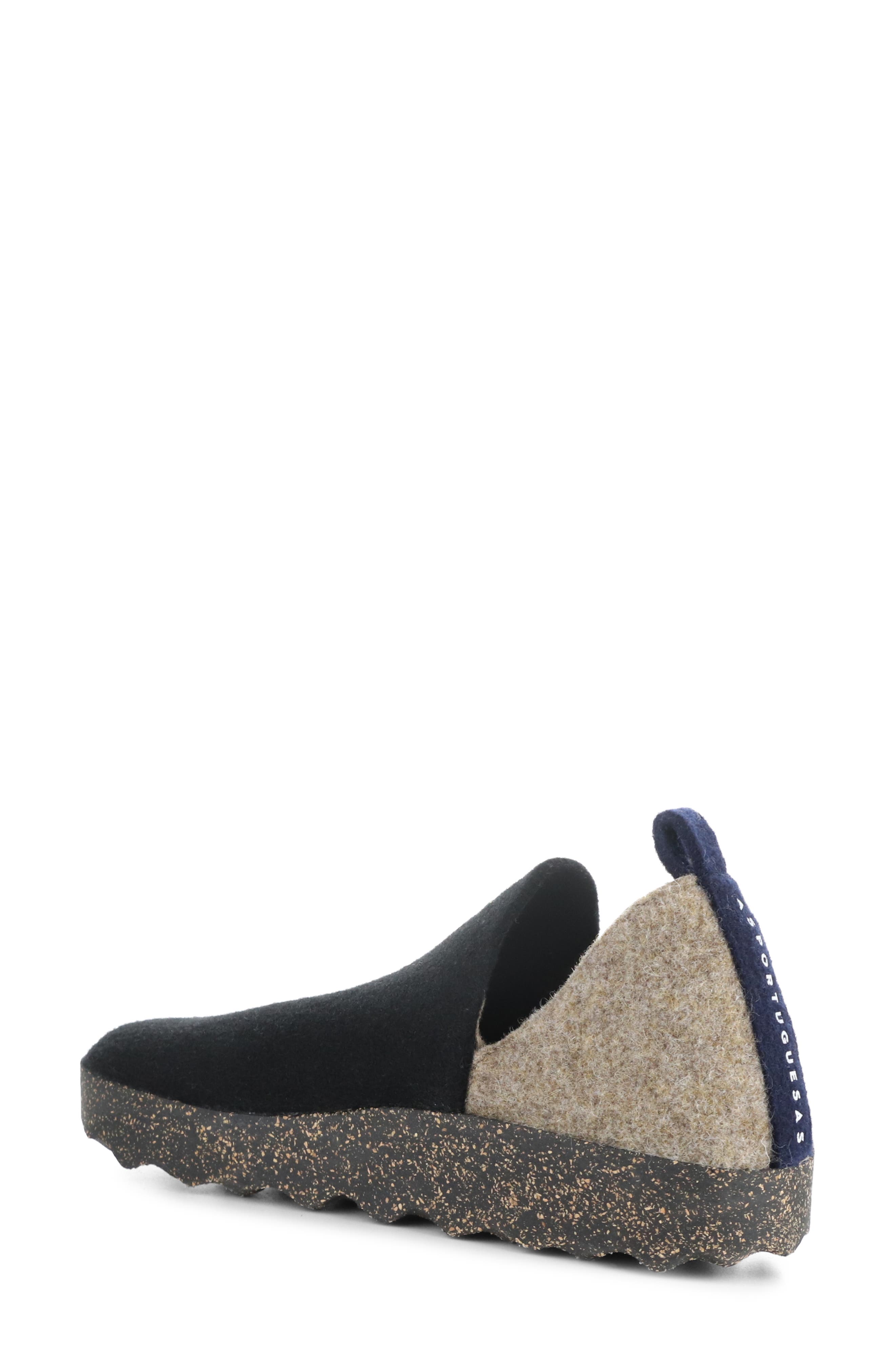 City Slip-On Sneaker, Alternate, color, BLACK/ TAUPE TWEED/ FELT